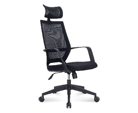 Office chair NORDEN Vario YS-0816H(D+TW) black- black, metal/ABS plastic color black/aluminum