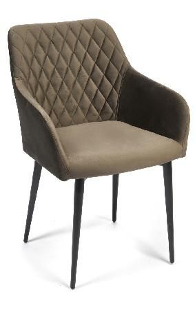 Tetchair BREMO 14319 dark grey barkhat 14, black