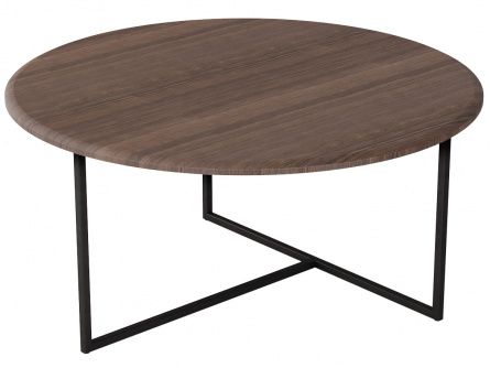 Coffee table Maggiore 006353, brown color, lmdf materials, metal