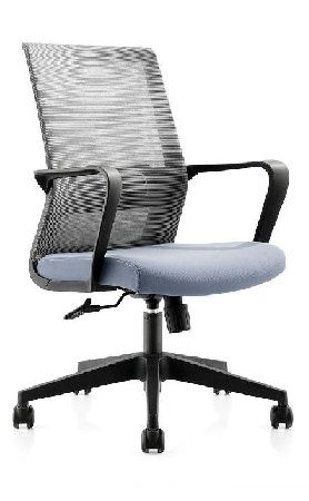 Office chair NORDEN Inter LB CH-180B-OA2016*AK30-64, ABS plastic color black, fabric color gray