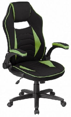 Computer chair Woodville 11913 Plast 1 green / black