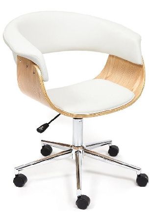 Tetchair chair VIMTA 13662 natural, leather/deputy white