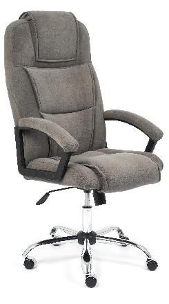 Tetchair 15017 BERGAMO armchair (chrome), grey